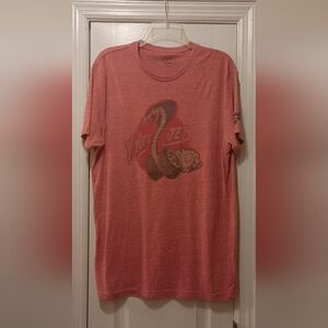 Lucky X Ford Heathered Red  Embroidered Men's Shirt Large